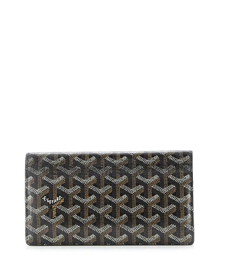 Pre-Owned Goyard Long Richelieu Wallet Coated Canvas