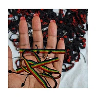 Conservation Pride & Purpose Hand Beaded Bracelet, Rainbow of Maasai Glass Beads