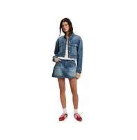 Cotton On Women's Cropped Denim Jacket