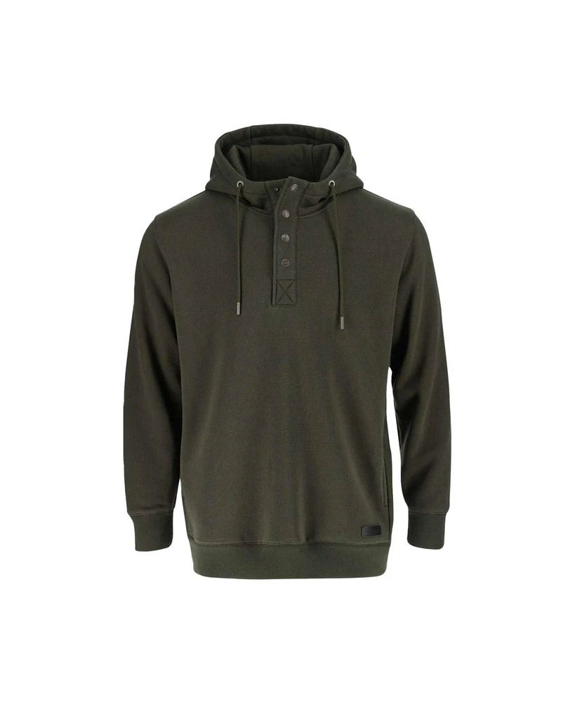 Thorogood Men's Quarter Snap Hoodie, Heavyweight Pullover Workwear Sweatshirt