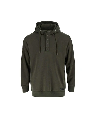 Thorogood Men's Quarter Snap Hoodie, Heavyweight Pullover Workwear Sweatshirt