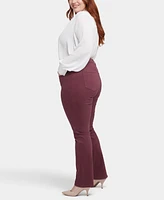 Nydj Plus Marilyn Straight Pull On Jeans