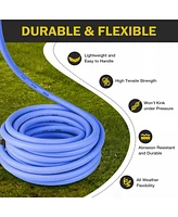 Kotto 50' Expandable Water Garden Hose Leak-Proof, All-Weather Heavy Duty