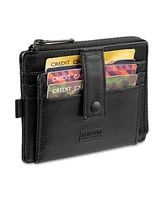 Kenneth Cole Reaction Men's Rfid Extra Capacity Slim Zip Wallet