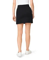 Cable & Gauge Women's Stretch Knit Mini Skort