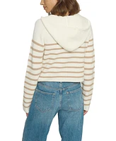 Central Park West Women's Striped Dickey Sweater Jacket