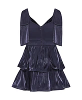 City Chic Plus Betty Ruffle Mini Dress