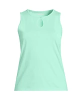 Lands' End Women's Supima Keyhole Tank