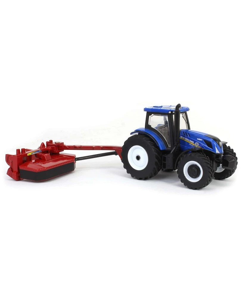Ertl 1/64 New Holland T6.175 Mfd with H7230 Mower Conditioner