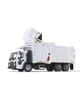 First Gear 1/34 White Mack Granite Mp w/ McNeilus Rear Load Refuse Truck & Trash Cans