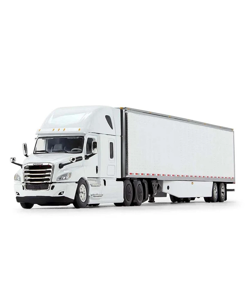 First Gear Dcp 1/64 Freightliner 2018 Cascadia Sleeper w/ 53' Utility Trailer & Thermo King Reefer