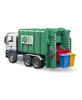 Bruder 1/16 Green Man Tgs Rear Loading Garbage Truck