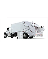 First Gear 1/34 White Mack Granite Mp w/ McNeilus Rear Load Refuse Truck & Trash Cans 10-4213