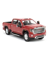 1/64 2022 Gmc Sierra 2500 Denali, Cayenne Red, Karson Diecast Exclusive