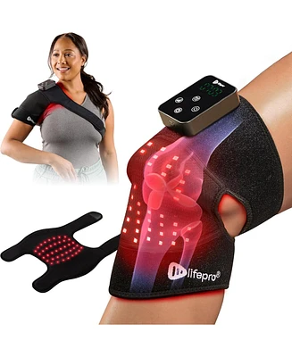 LifePro Infrared Red Light Therapy Knee Brace – Portable Knee Massager for Pain Relief, Stiffness & Recovery – Ideal for Athletes & Acti