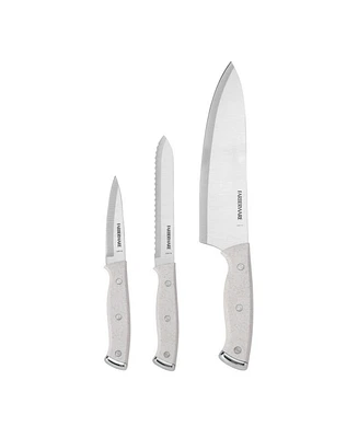 Farberware Triple Rivet 3-Piece Chef Knife Set