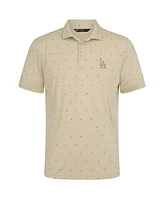 LevelWear Men's Cream Los Angeles Dodgers Vision Polo Shirt