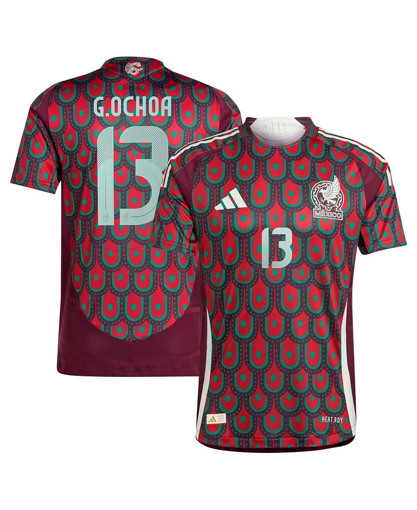 Adidas Men's Guillermo Ochoa Burgundy Mexico National Team 2024 Home Authentic Player Jersey