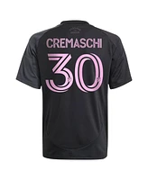 Adidas Big Boys and Girls Benjamin Cremaschi Black Inter Miami Cf 2025 The Fortitude Kit Replica Player Jersey