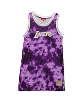 Mitchell & Ness Women's Purple Los Angeles Lakers Hardwood Classics Galaxy Jersey Tank Top