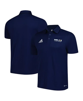 Adidas Men's Navy Fiu Panthers x Pit Bull Entrada Aeroready Polo Shirt