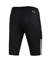 Adidas Men's Black Nashville Sc 2023 On-Field Training Aeroready Slim Fit Half Pants