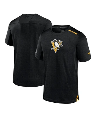 Fanatics Men's Black Pittsburgh Penguins Authentic Pro Performance T-Shirt