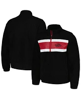 G-iii Sports by Carl Banks Men's Black Arkansas Razorbacks Pinch Runner Half-Zip Sweatshirt