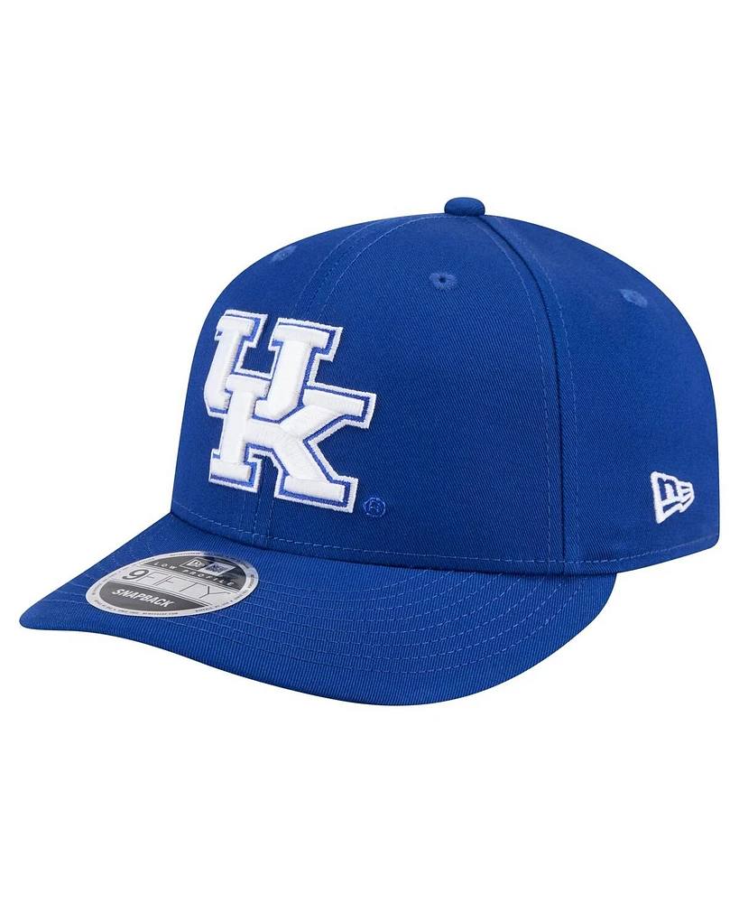 New Era Men's Royal Kentucky Wildcats Low Profile 9FIFTY Snapback Hat