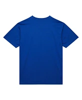 Mitchell & Ness Men's Blue New York Knicks Hardwood Classics Neon Nights Premium T-Shirt