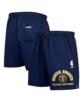 Pro Standard Men's Navy Denver Nuggets Area Code Shorts