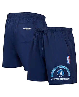 Pro Standard Men's Navy Minnesota Timberwolves Area Code Shorts