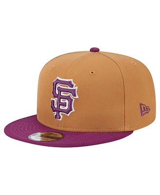 New Era Men's Brown/Purple San Francisco Giants Color Pack Two-Tone 9FIFTY Snapback Hat