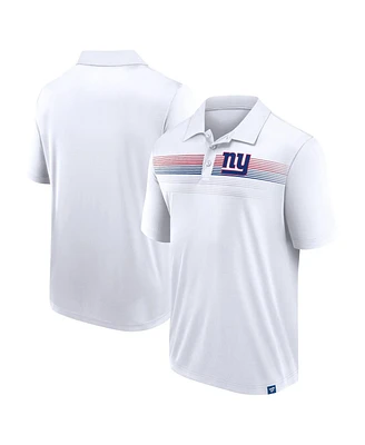 Fanatics Men's White New York Giants Big Tall Sublimated Polo Shirt