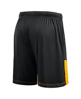 Fanatics Men's Black/Gold Pittsburgh Steelers Big Tall Best of the Performance Shorts