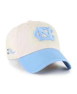 '47 Brand Men's Cream North Carolina Tar Heels Grand Stand Clean Up Adjustable Hat