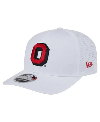 New Era Men's White Ohio State Buckeyes Perform Vault 9SEVENTY Stretch-Snap Hat