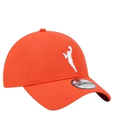 New Era Men's Orange Wnba Logo 9TWENTY Adjustable Hat