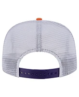 New Era Men's Purple/Orange Phoenix Suns Throwback Dye Golfer Snapback Hat