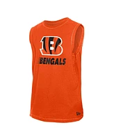 New Era Men's Orange Cincinnati Bengals Leisure Collection Tank Top