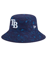 New Era Men's Navy Tampa Bay Rays 2025 Spring Training All Over Print Bucket Hat