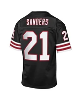 Mitchell & Ness Big Boys and Girls Deion Sanders Black Atlanta Falcons 1992 Throwback Fashion Jersey