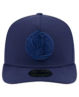 New Era Men's Navy Dallas Mavericks Colorpack A-Frame Pinch Front 59FIFTY Fitted Hat