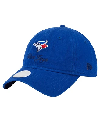 New Era Women's Royal Toronto Blue Jays Preppy Team 9TWENTY Adjustable Hat
