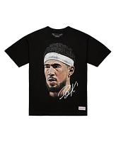 Mitchell & Ness Men's and Women's Black Devin Booker Nba Real Big Face Player T-Shirt