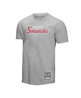 Mitchell & Ness Men's Gray Florida State Seminoles Elite Script T-Shirt