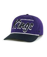 '47 Brand Men's Purple/Black Sacramento Kings Drop Shadow Rope Hitch Adjustable Hat