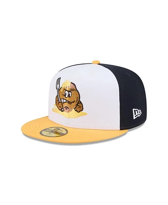 New Era Men's White Syracuse Mets Theme Nights 59FIFTY Fitted Hat