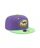 New Era Men's Purple Biloxi Shuckers Theme Nights 59FIFTY Fitted Hat