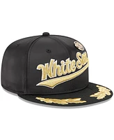 New Era Men's Black Chicago White Sox 2025 59FIFTY Day Gold Leaf Fitted Hat